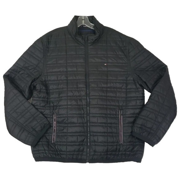 Tommy Hilfiger ~Men's Size XXL (TTG/XXG)~ Black Primaloft Puffer Jacket. - Picture 1 of 12
